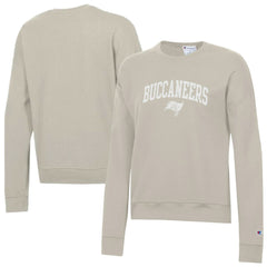 Tampa Bay Buccaneers Champion Women's Powerblend Cocoa Butter Fleece Sweatshirt - Light Brown Sweatshirts