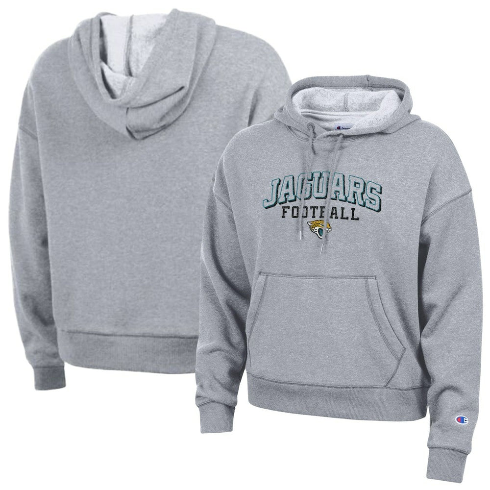 Jacksonville Jaguars Champion Women's Triumph Tri-Blend Hoodie - Gray Hoodies