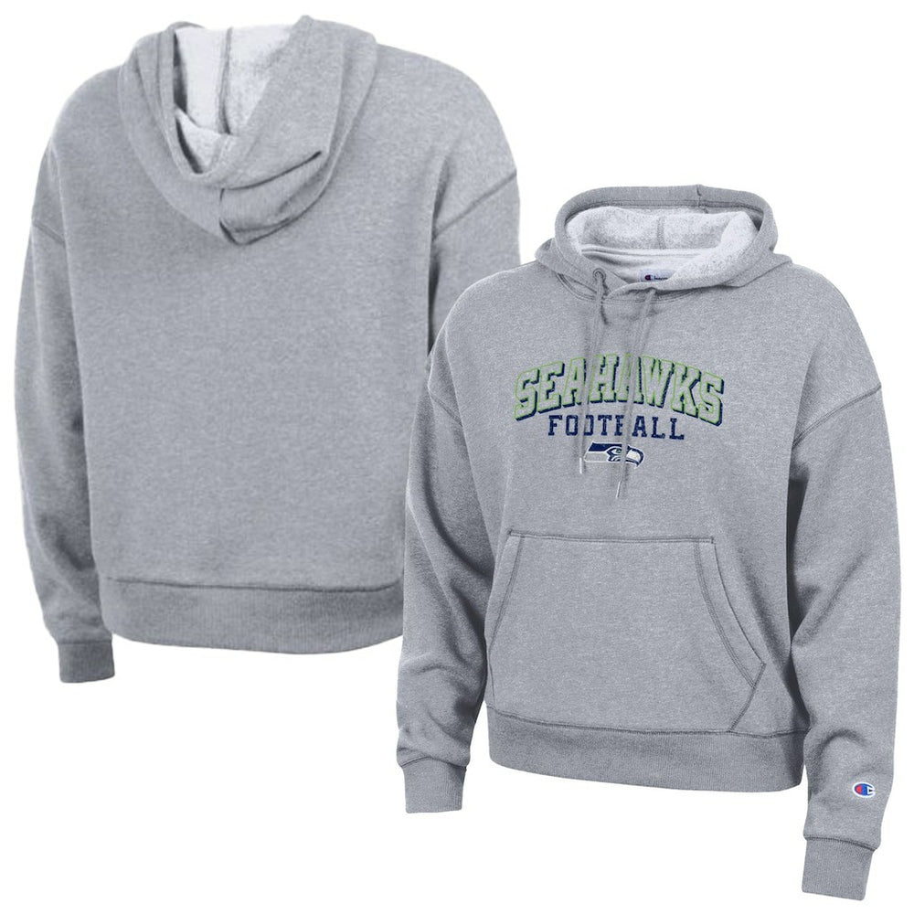 Seattle Seahawks Champion Women's Triumph Tri-Blend Hoodie - Gray Hoodies