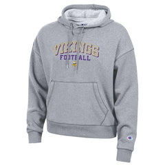 Minnesota Vikings Champion Women's Triumph Tri-Blend Hoodie - Gray Hoodies