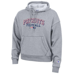 New England Patriots Champion Women's Triumph Tri-Blend Hoodie - Gray Hoodies