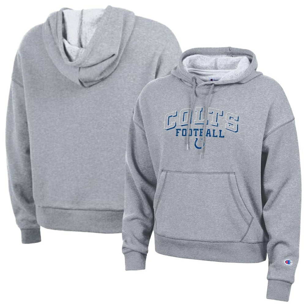 Indianapolis Colts Champion Women's Triumph Tri-Blend Hoodie - Gray Hoodies