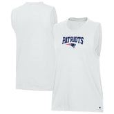 New England Patriots Champion Women's Muscle Tank Top - White Tops