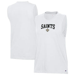 New Orleans Saints Champion Women's Muscle Tank Top - White Tops