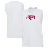 Arizona Cardinals Champion Women's Muscle Tank Top - White Tops