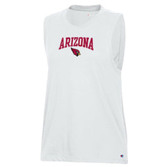 Arizona Cardinals Champion Women's Muscle Tank Top - White Tops