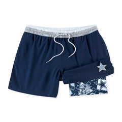 Dallas Cowboys Chubbies The Secret Lined Swim Trunks - Navy