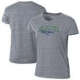 Seattle Seahawks Champion Women's Triumph Tri-Blend V-Neck T-Shirt - Gray T-shirts