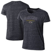Baltimore Ravens Champion Women's Triumph Tri-Blend V-Neck T-Shirt - Black T-shirts