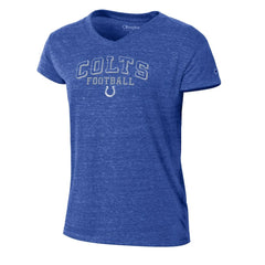 Indianapolis Colts Champion Women's Triumph Tri-Blend V-Neck T-Shirt - Royal T-shirts
