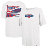 Philadelphia Phillies '47 Women's Bow & Banner Sadie T-Shirt - Sand T-shirts
