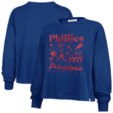 Philadelphia Phillies '47 Women's Team Collage Sydney Long Sleeve T-Shirt - Royal T-shirts