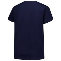 Chicago Bears Women's Plus Size Arch Over Logo V-Neck T-Shirt - Navy T-shirts