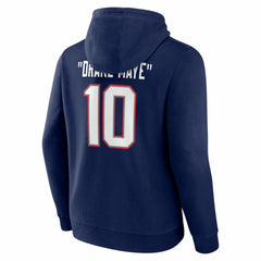 Drake Maye New England Patriots Nickname Hoodie - Navy Hoodies