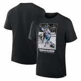 Macklin Celebrini San Jose Sharks NHL Moments Legacy T-Shirt - Black | US 203707661
