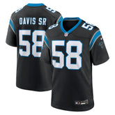 Thomas Davis Sr. Carolina Panthers Team Retired Game Jersey - Black Jerseys