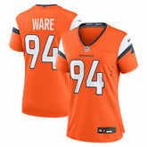 DeMarcus Ware Denver Broncos Women's Team Retired Game Jersey - Orange Jerseys