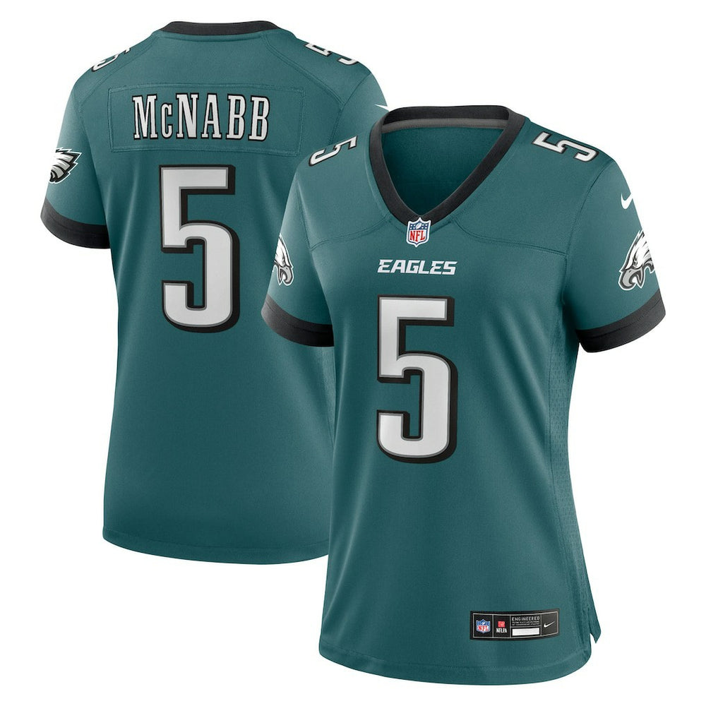Donovan McNabb Philadelphia Eagles Women's Team Retired Game Jersey - Midnight Green Jerseys