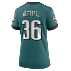 Brian Westbrook Philadelphia Eagles Women's Team Retired Game Jersey - Midnight Green Jerseys