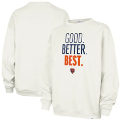 Chicago Bears '47 Women's Good. Better. Best. Imprint Oversized Sweatshirt - Cream Sweatshirts