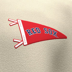 Boston Red Sox Fanatics Unisex Spirit Jersey Fleece Crewneck Pennant Sweatshirt - Tan Jerseys