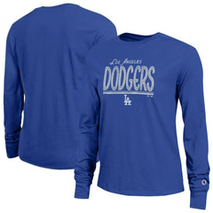 Los Angeles Dodgers Champion Women's Long Sleeve T-Shirt - Royal T-shirts