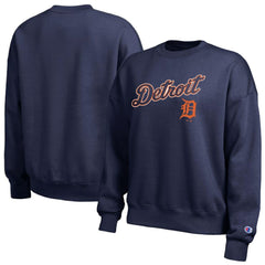 Detroit Tigers Champion Women's All-Star Sweatshirt - Athletic Navy Sweatshirts