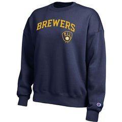 Milwaukee Brewers Champion Women's All-Star Sweatshirt - Athletic Navy Sweatshirts