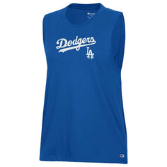 Los Angeles Dodgers Champion Women's Muscle Tank Top - Royal Tanks