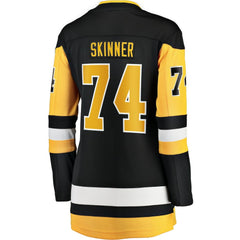 Stuart Skinner Pittsburgh Penguins Indiana Women's Home Breakaway Jersey - Black | US 203717245