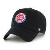 Detroit Pistons '47 Clean Up Adjustable Hat Black - 47 brand