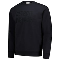 Detroit Pistons Phantom Fleece Sweatshirt Black - Mitchell & Ness outlet