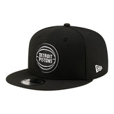 Detroit Pistons Team 9FIFTY Snapback Hat Black/White - New Era