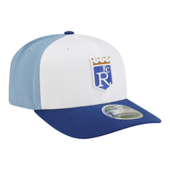 Kansas City Royals New Era Player Replica 9SEVENTY Adjustable Hat - White/Light Blue Hats