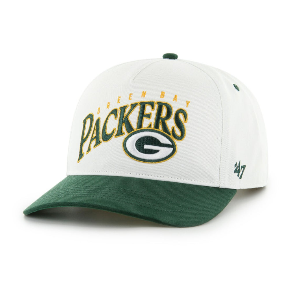 Green Bay Packers '47 Soar Relaxed Hitch Adjustable Hat - White Hats