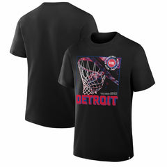 Detroit Pistons Chrome Legacy T-Shirt Black