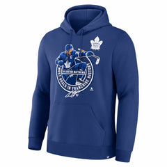 Auston Matthews Toronto Maple Leafs Most Goals in Franchise History Hoodie - Blue | US 203731653