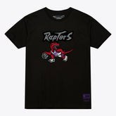 Toronto Raptors Unisex Hardwood Classics Arch T-Shirt Black - Mitchell & Ness