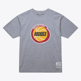 Houston Rockets Unisex Hardwood Classics Arch T-Shirt Heather Gray - Mitchell & Ness outlet