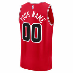 Chicago Bulls Fastbreak Custom Jersey Icon Editi- Red - Fanatics