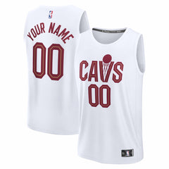 Cleveland Cavaliers Fastbreak Custom Jersey Association Editi- White - Fanatics outlet