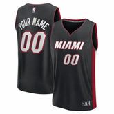 Miami Heat Fastbreak Custom Jersey Icon Edition Black - Fanatics