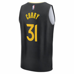 Seth Curry Golden State Warriors Fast Break Replica Player Jersey Statement Editi- Black - Fanatics