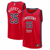 Trey Murphy III New Orleans Pelicans Fast Break Replica Player Jersey Statement Edition Red - Fanatics