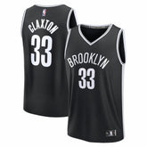 Nic Claxton Brooklyn Nets Fast Break Replica Jersey Black Icon Edition - Fanatics