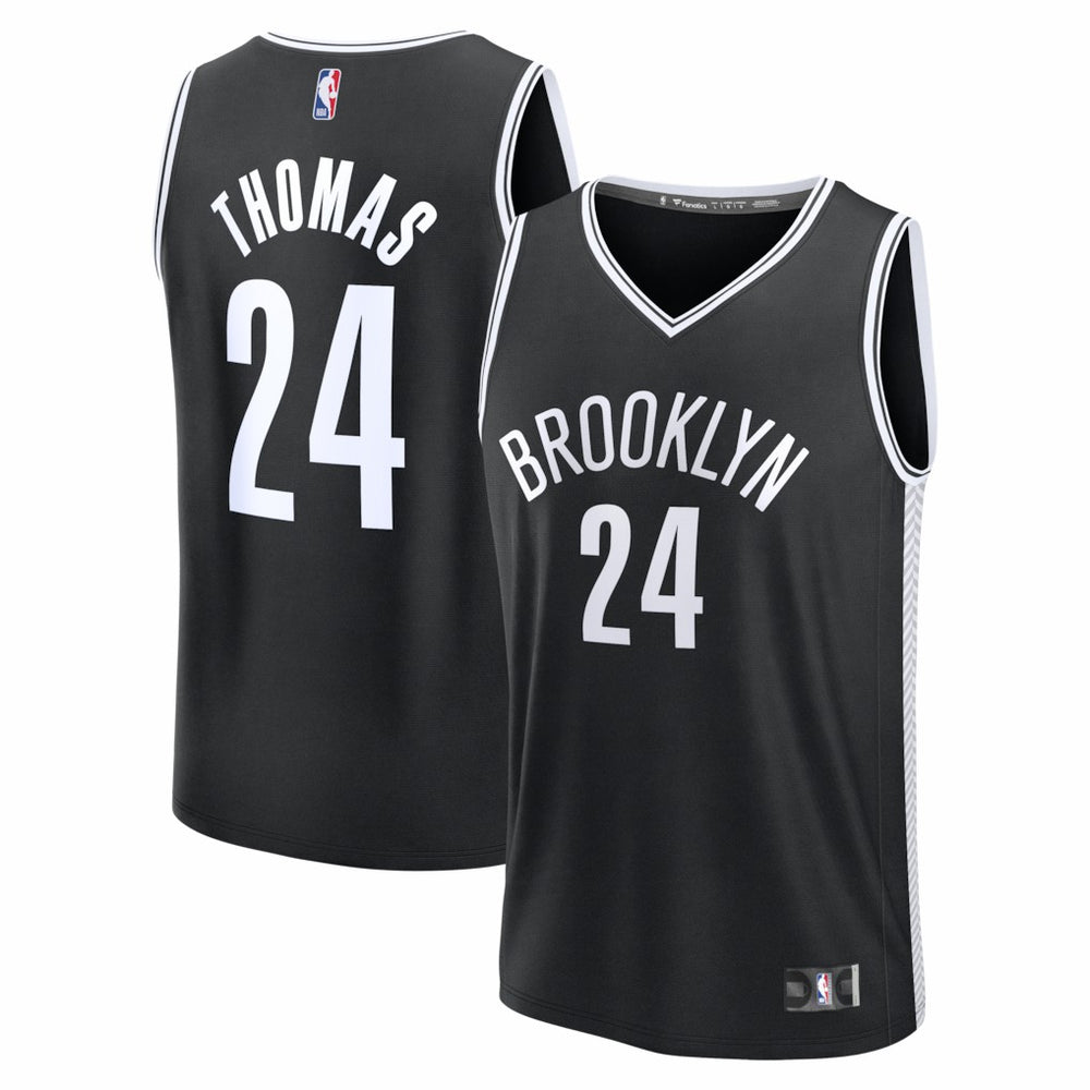 Cam Thomas Brooklyn Nets Fast Break Replica Jersey Black Icon Edition - Fanatics outlet