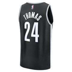 Cam Thomas Brooklyn Nets Fast Break Replica Jersey Black Icon Edition - Fanatics outlet