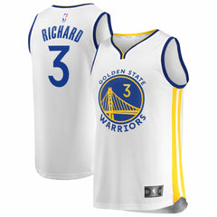 Will Richard Golden State Warriors Fast Break Replica Jersey White Association Edition - Fanatics
