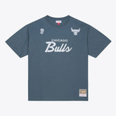 Chicago Bulls Thunderstorm T-Shirt Blue - Mitchell & Ness