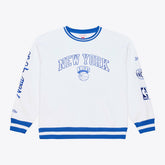New York Knicks Arctic Fleece Sweatshirt White - Mitchell & Ness outlet